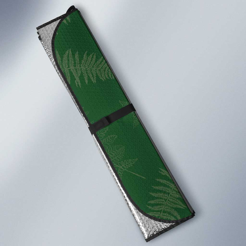 Kia Ora New Zealand Floral Auto Sun Shade Sage Green - Aussie Hoodie