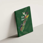Kia Ora New Zealand Floral Canvas Wall Art Sage Green - Aussie Hoodie
