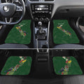 Kia Ora New Zealand Floral Personalized Car Mats Sage Green - Aussie Hoodie