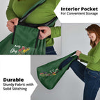 Kia Ora New Zealand Floral Grocery Bag Sage Green - Aussie Hoodie