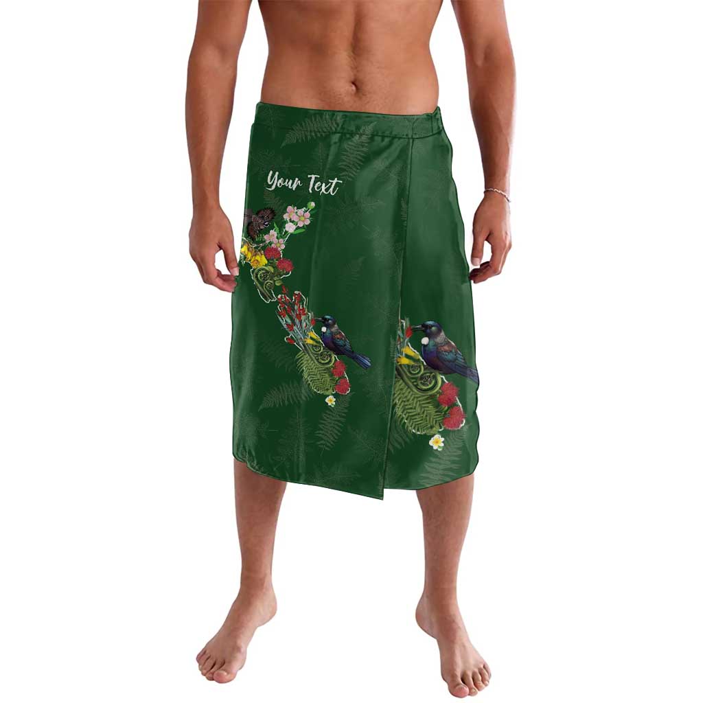 Kia Ora New Zealand Floral Personalized Lavalava Sage Green - Aussie Hoodie