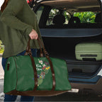 Kia Ora New Zealand Floral Travel Bag Sage Green - Aussie Hoodie