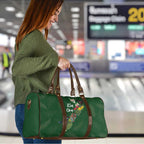 Kia Ora New Zealand Floral Travel Bag Sage Green - Aussie Hoodie