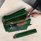 Kia Ora New Zealand Floral Umbrella Sage Green - Aussie Hoodie
