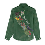 Kia Ora New Zealand Floral Personalized Women Casual Shirt Sage Green - Aussie Hoodie