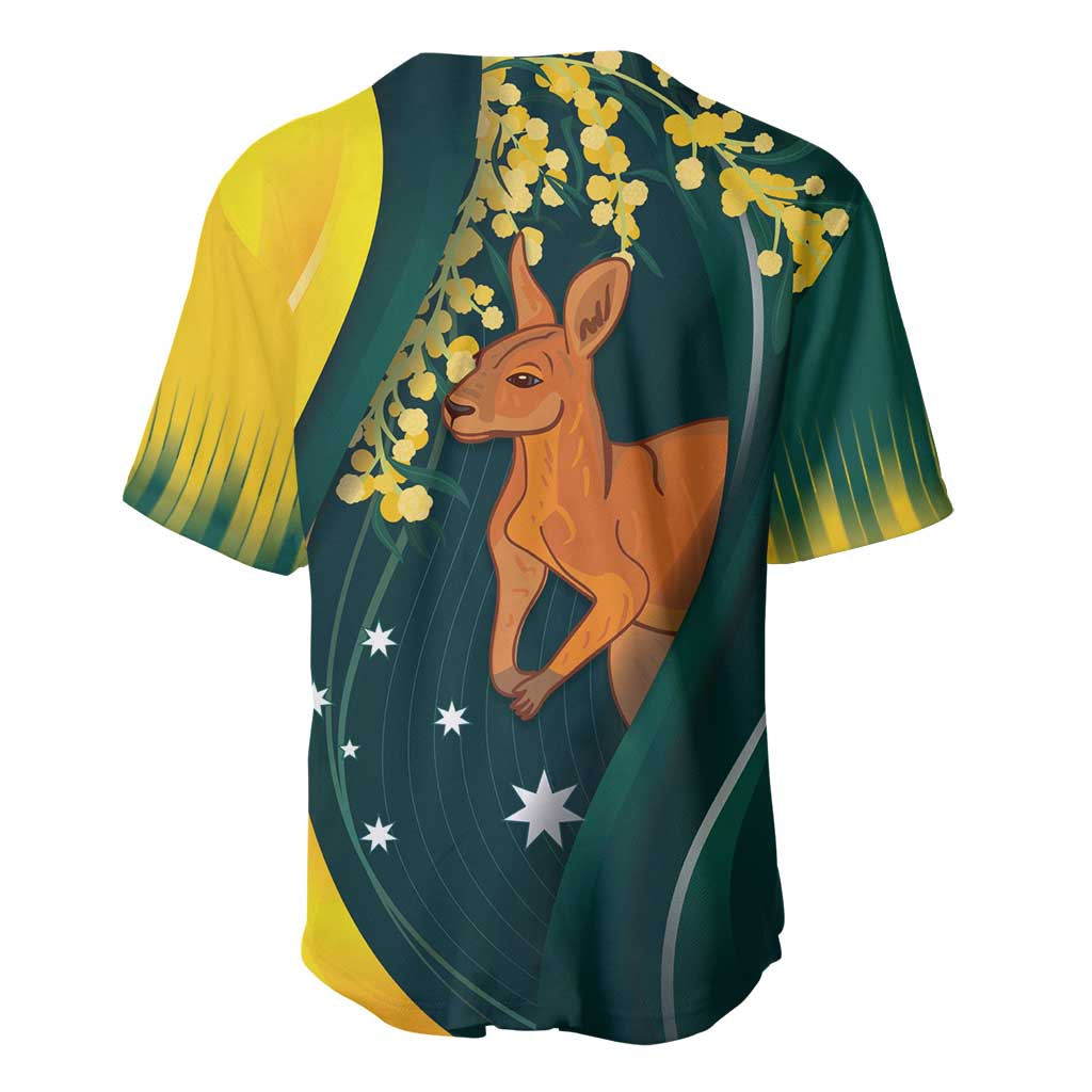 Australia Day Baseball Jersey Kangaroo National Color
