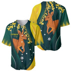 Australia Day Baseball Jersey Kangaroo National Color