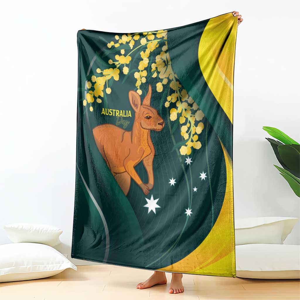 Australia Day Blanket Kangaroo National Color