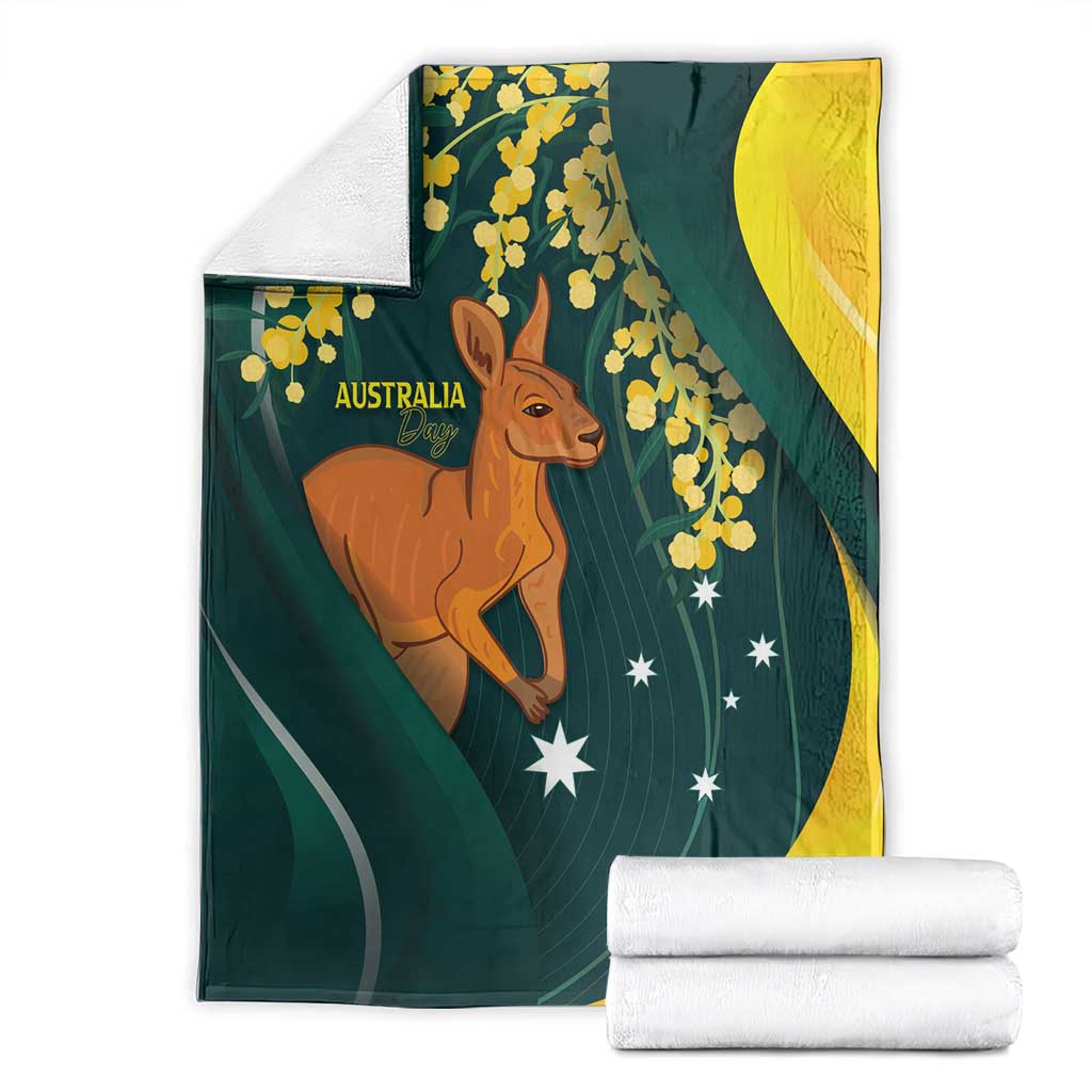 Australia Day Blanket Kangaroo National Color