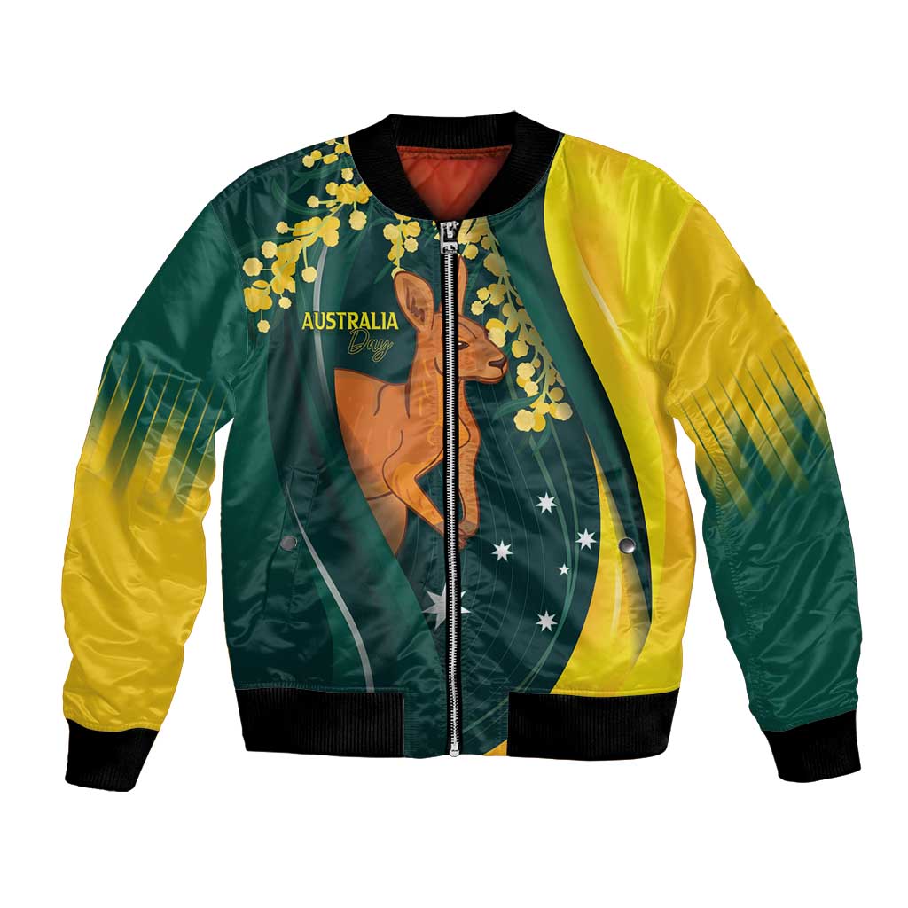 Australia Day Bomber Jacket Kangaroo National Color