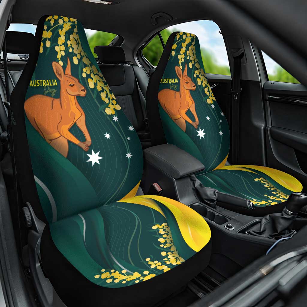Australia Day Car Seat Cover Kangaroo National Color