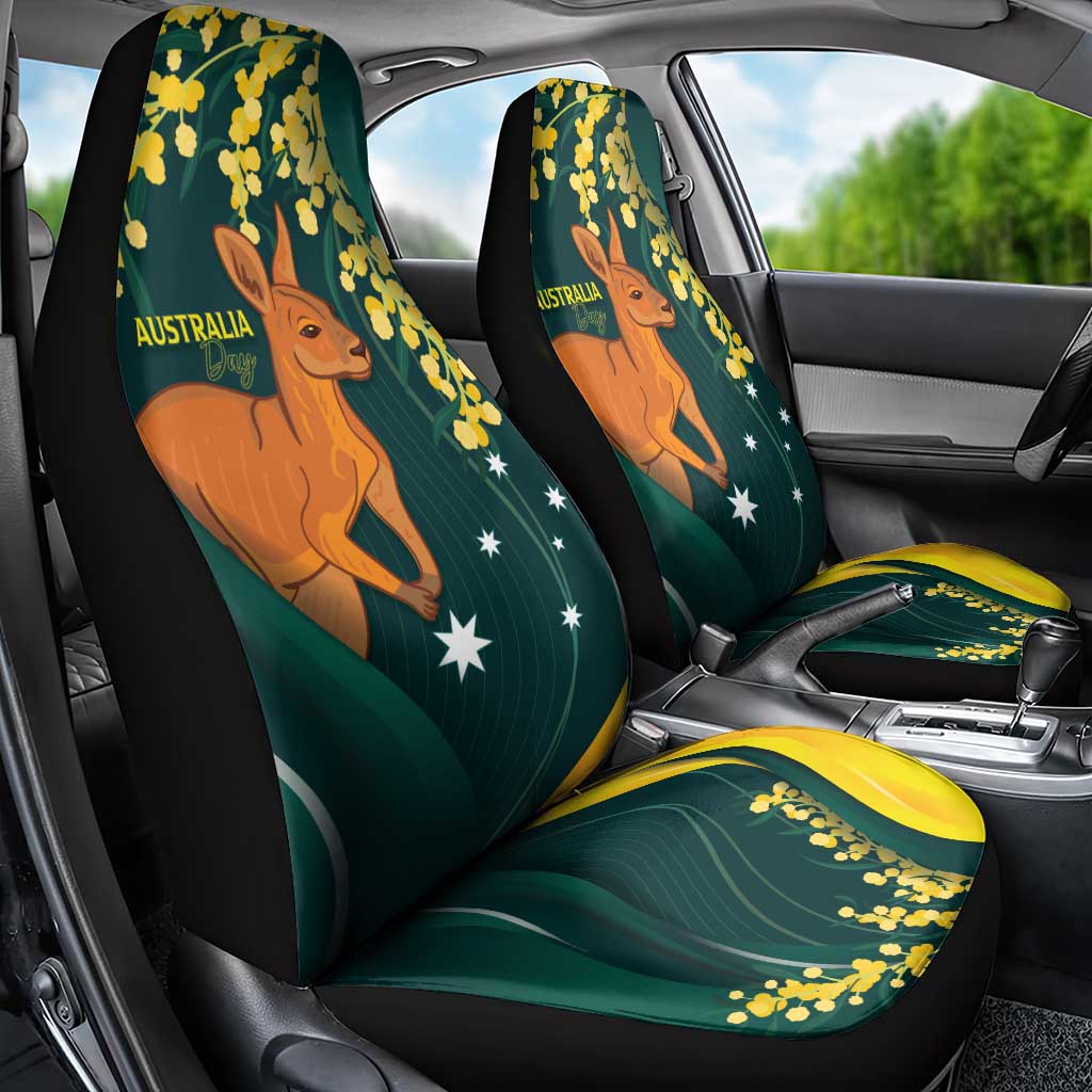 Australia Day Car Seat Cover Kangaroo National Color