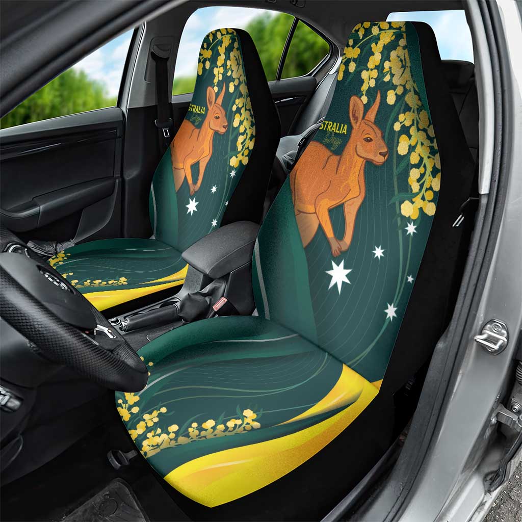 Australia Day Car Seat Cover Kangaroo National Color