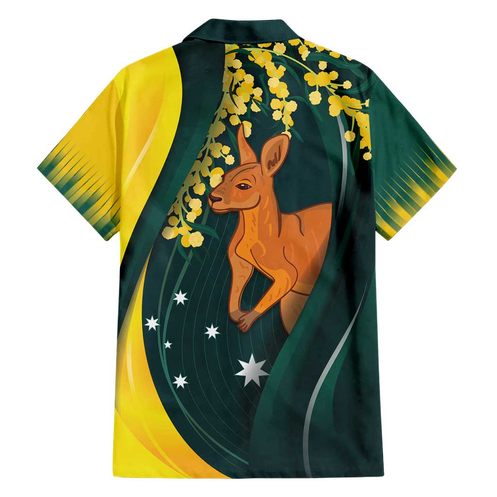 Australia Day Hawaiian Shirt Kangaroo National Color