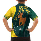 Australia Day Hawaiian Shirt Kangaroo National Color