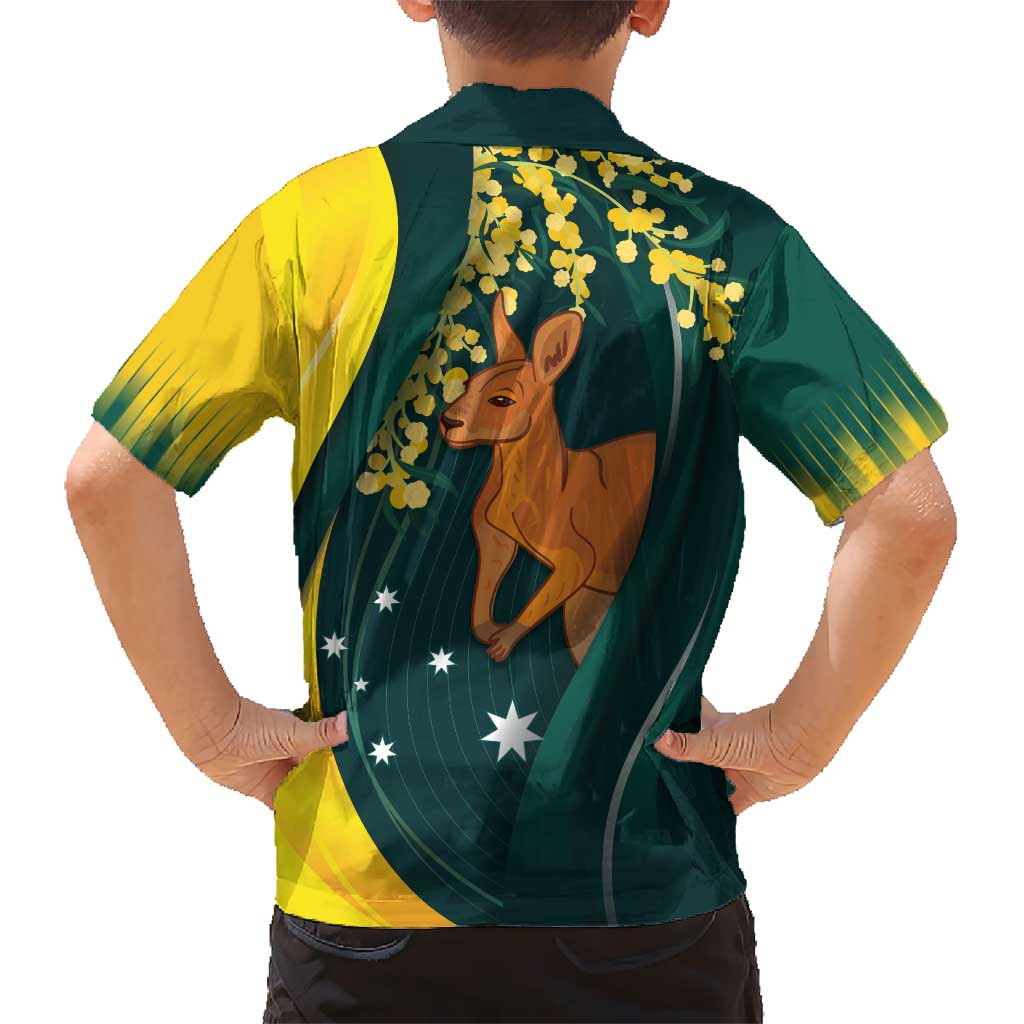 Australia Day Hawaiian Shirt Kangaroo National Color