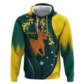 Australia Day Hoodie Kangaroo National Color