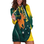 Australia Day Hoodie Dress Kangaroo National Color