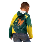 Australia Day Kid Hoodie Kangaroo National Color