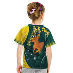 Australia Day Kid T Shirt Kangaroo National Color