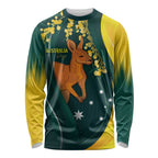 Australia Day Long Sleeve Shirt Kangaroo National Color