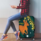 Australia Day Luggage Cover Kangaroo National Color