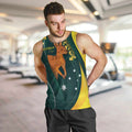 Australia Day Men Tank Top Kangaroo National Color