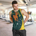 Australia Day Men Tank Top Kangaroo National Color
