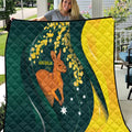 Australia Day Quilt Kangaroo National Color