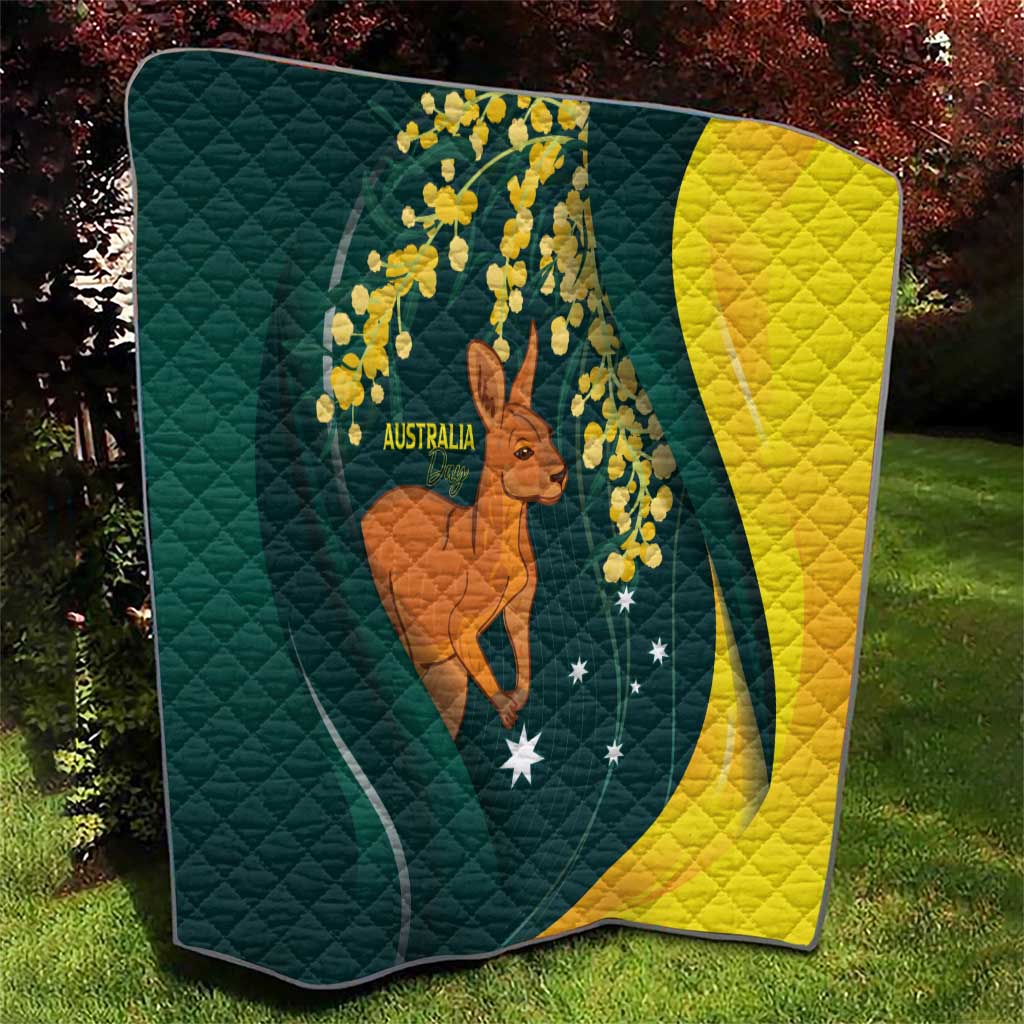 Australia Day Quilt Kangaroo National Color
