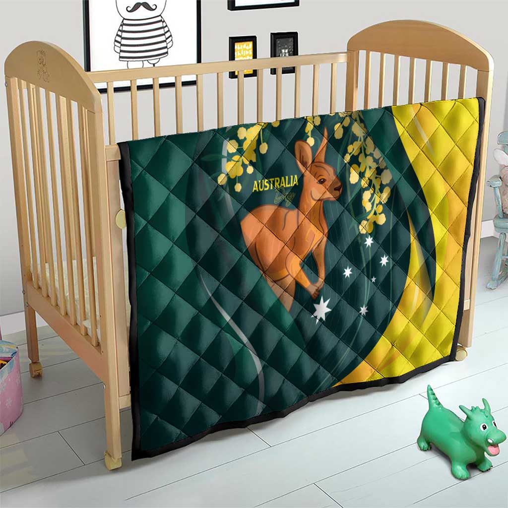 Australia Day Quilt Kangaroo National Color