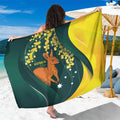 Australia Day Sarong Kangaroo National Color