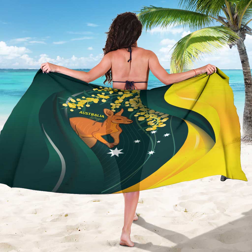 Australia Day Sarong Kangaroo National Color