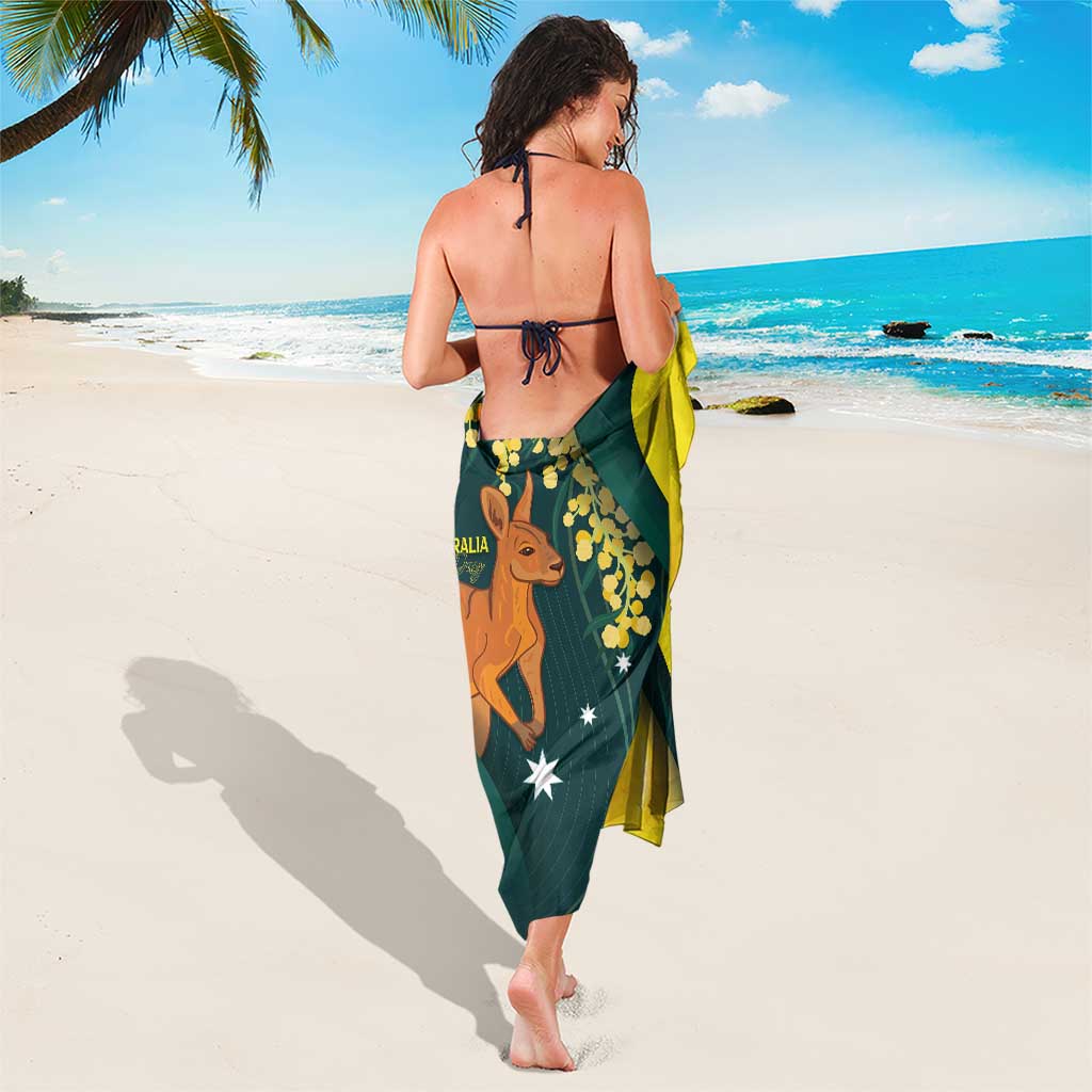 Australia Day Sarong Kangaroo National Color