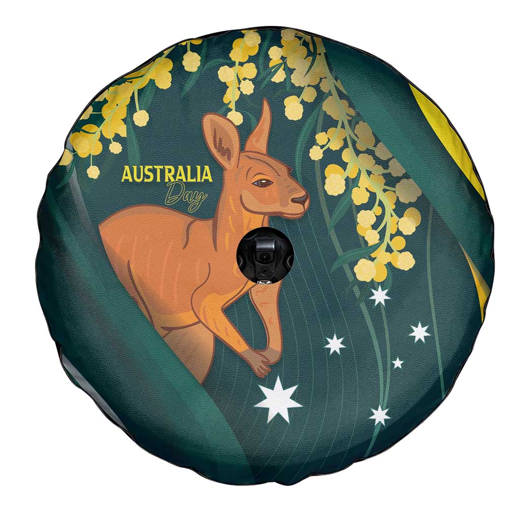 Australia Day Spare Tire Cover Kangaroo National Color