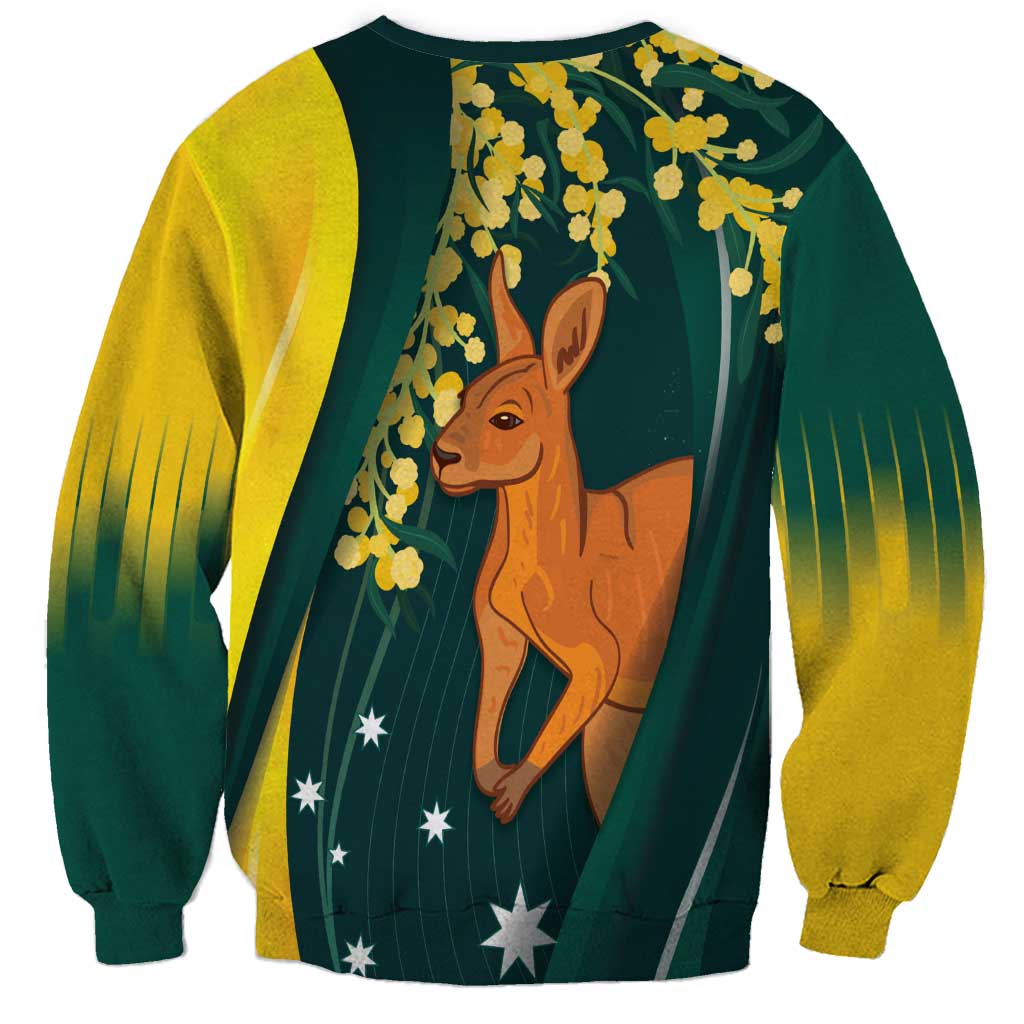 Australia Day Sweatshirt Kangaroo National Color