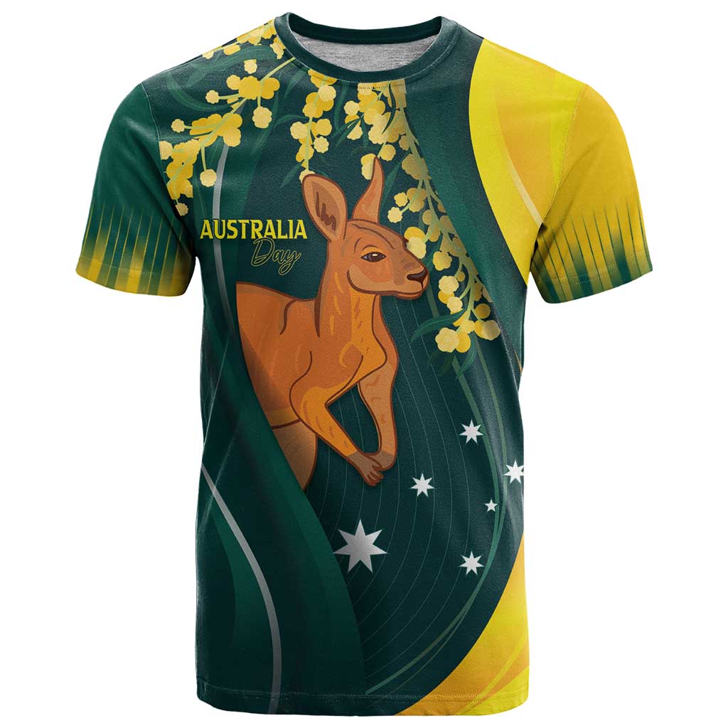 Australia Day T Shirt Kangaroo National Color