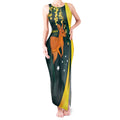 Australia Day Tank Maxi Dress Kangaroo National Color