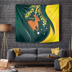Australia Day Tapestry Kangaroo National Color