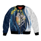 Australia Day Bomber Jacket Koala Blue Modern Vibe