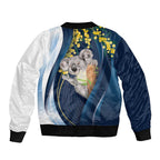 Australia Day Bomber Jacket Koala Blue Modern Vibe