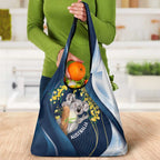 Australia Day Grocery Bag Koala Blue Modern Vibe