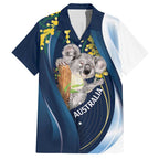Australia Day Hawaiian Shirt Koala Blue Modern Vibe