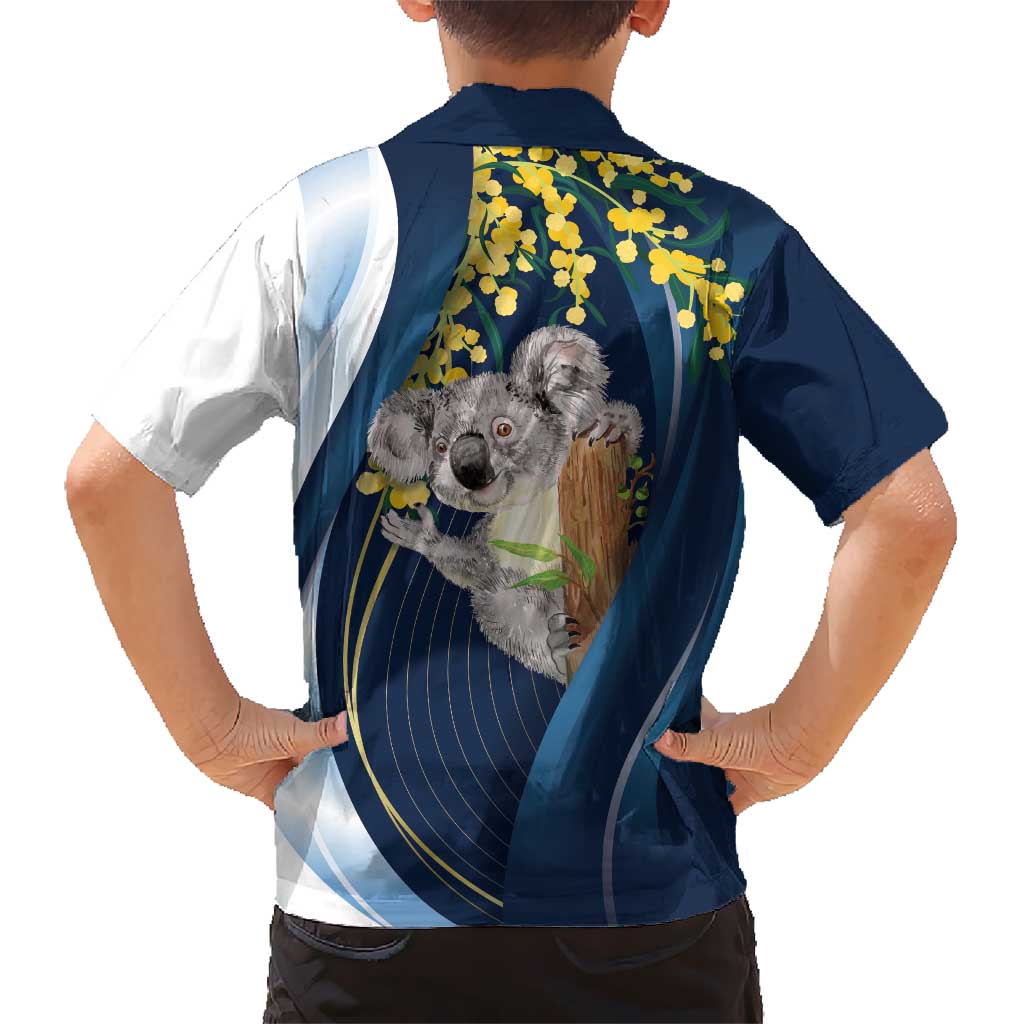 Australia Day Hawaiian Shirt Koala Blue Modern Vibe