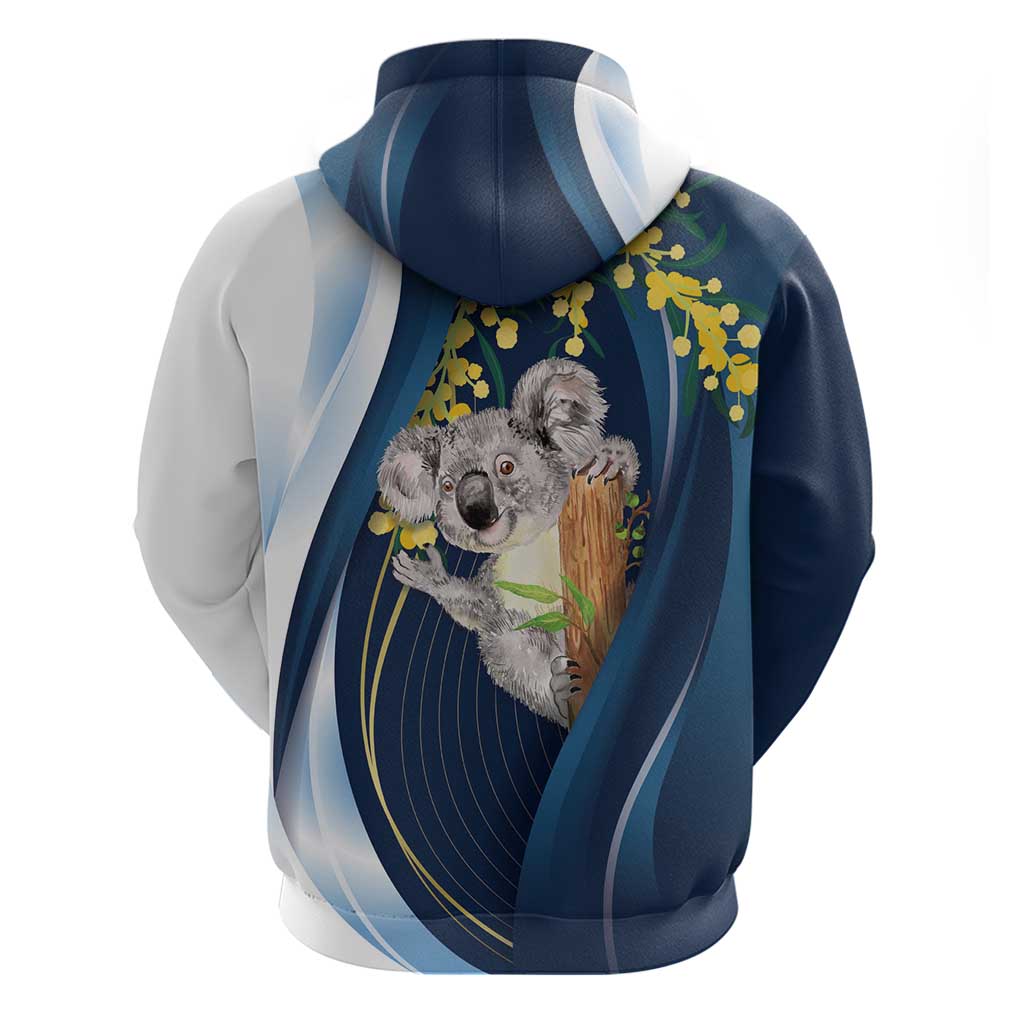 Australia Day Hoodie Koala Blue Modern Vibe