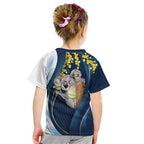 Australia Day Kid T Shirt Koala Blue Modern Vibe