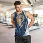 Australia Day Men Tank Top Koala Blue Modern Vibe