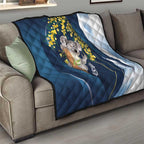 Australia Day Quilt Koala Blue Modern Vibe