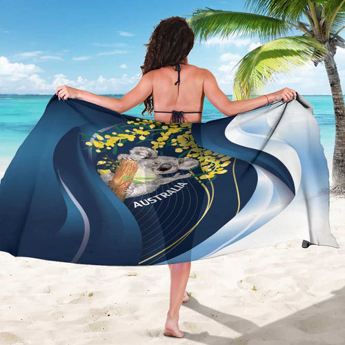 Australia Day Sarong Koala Blue Modern Vibe