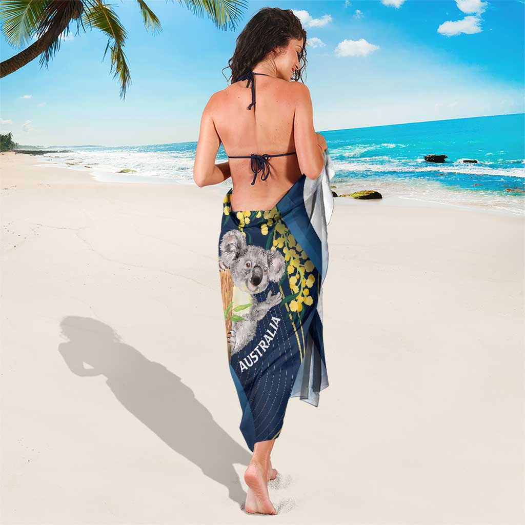 Australia Day Sarong Koala Blue Modern Vibe